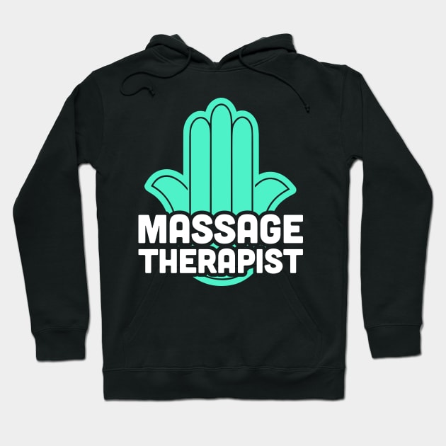 Hamsa Symbol – Massage Therapist Hoodie by MeatMan